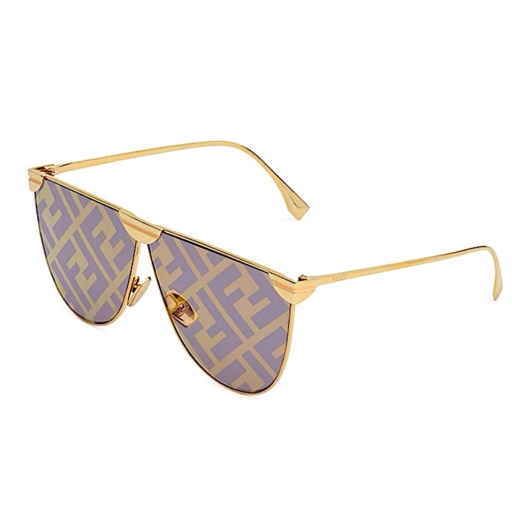 RARE Fendi Glasses With Mirrored Logo In Pink - Picture 3 of 10